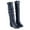 Black, variant on Fridja Women's Winter Elegant Knee High Boots Black Brown High Tube Flat Heels Shoes