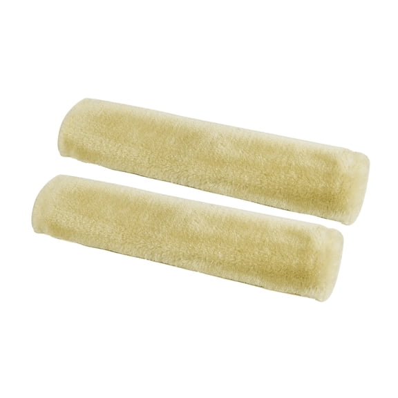 Plush Seat Belt Cover Shoulder Pad, Plush Shoulder Pad fits Most Cars, Multiple Colors Available for Driving Comfort Beige