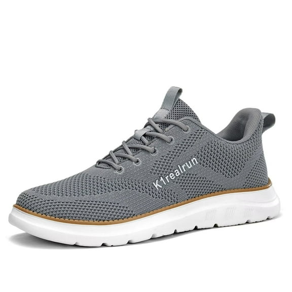 K1realrun Men's Fashion Sneakers Breathable Mesh Running Shoes Casual Athletic Walking Shoes