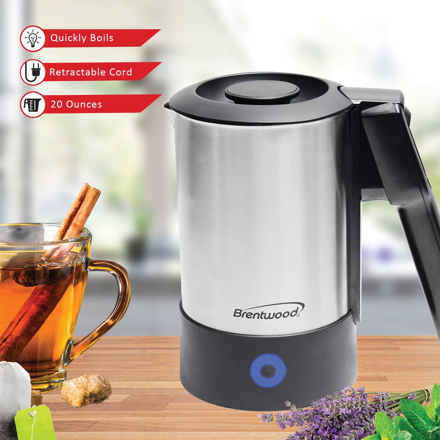 Brentwood Electric Travel Kettle - Thumbnail 2