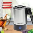 thumbnail image 2 of Brentwood 1000 W Electric Travel Kettle Stainless Steel, Silver with Automatic Shut-Off, 2 of 10