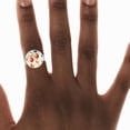 thumbnail image 4 of Bowling Adjustable Stainless Steel Statement Ring with Unique Pattern - Handmade Rings for Different Occasions, 4 of 5