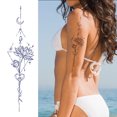 thumbnail image 4 of Kit Tatuajes Con Palabras en Inglés Marcador Corporal 10 Uds. Impermeables para Hombres Y Mujeres, 4 of 9