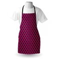 thumbnail image 4 of Natural Color Apron, Repetitive Fruit Pattern with Juicy Blackberry, Unisex Kitchen Bib with Adjustable Neck for Cooking Gardening, Adult Size, Magenta Dark Purple, by Ambesonne, 4 of 4