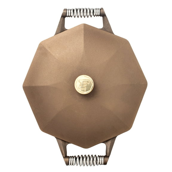 FINEX 14" Cast Iron Skillet with Lid - Versatile Cast Iron Pan - Cooking Pan Enhances Food Taste - Nonstick Skillet - Heirloom Kitchen Essentials - Pre-Seasoned with Flaxseed Oil