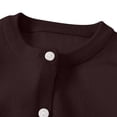 thumbnail image 5 of Girls Long Sleeve Knitted Cardigan Sweater Kids Button down Sweaters Cropped Jacket Cover up Tops Kids Basic Shirt Outerwear, 5 of 9