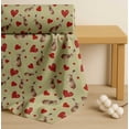 thumbnail image 4 of Soimoi Beige Cotton Cambric Fabric Bunny & Heart Printed Fabric 1 Yard 56 Inch Wide, 4 of 7