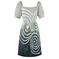 thumbnail image 5 of Newgrange Entrance Stone Triple Spiral Celtic Triskelion Celtic Symbols Sleeveless Dress Woman dresses, 5 of 6