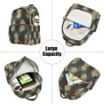 thumbnail image 5 of FORMRS Mini Backpack Purse for Women Travel Daypack Casual Shoulder Bag, Green Tartan Pattern, 5 of 7