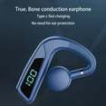 thumbnail image 3 of Oggfader Wireless Earbuds Bluetooth Conduction Headphones Open Ear Headphones Bluetooth 5.2 Sports Wireless Earphones With Built In Mic Sweat Headset Blue, 3 of 9