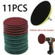 thumbnail image 1 of 11Pcs/set Drill Cleaning Brush Kit Scrub Brush Power Tub Cleaner Combo Tool, 1 of 6