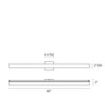 thumbnail image 4 of Sonneman Lighting SON-2433-01-FT Slim 40" LED Bath Bar, 4 of 5