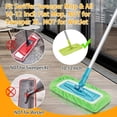 thumbnail image 4 of HLONK 4 Pack Reusable Dry Sweeping Cloths Microfiber Wet Mop Pads Compatible with Swiffer Sweeper Mop Mop Head Replacement Washable Refills for Household Floors, 4 of 7