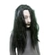 thumbnail image 3 of Máscara de bruja espeluznante con cabello largo y negro, cara de fantasma aterradora, 3 of 3