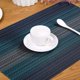 thumbnail image 3 of Manteles de mesa lavables resistentes a las manchas, tejidos de PVC, posavasos aislados, manteles individuales antideslizantes para comedor 6 piezas kenally ZHF0325, 3 of 5