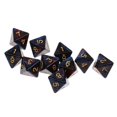thumbnail image 4 of Paquete de 2-4, 10 Uds., dados poliédricos D8 de 8 caras para mazmorras y 2 piezas, 4 of 8