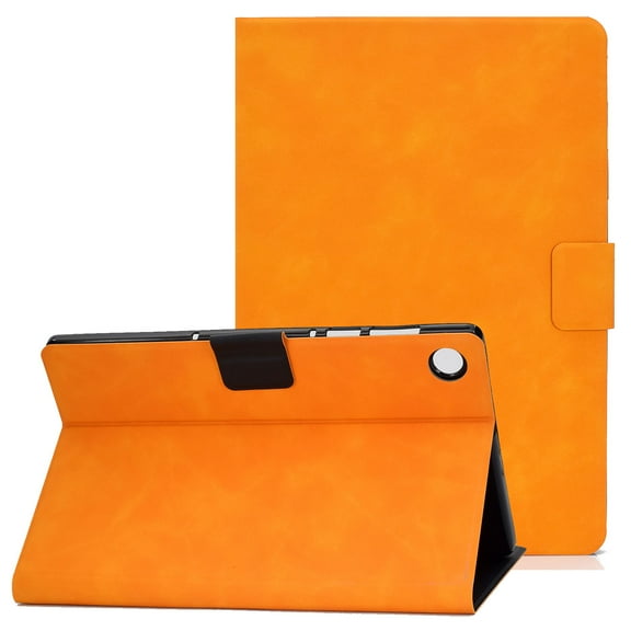 Allytech Case for Samsung Galaxy Tab A8 10.5" X200, PU Leather Slim Folio Flip Cover Auto Sleep Wake Full Protection Kickstand Case Cover for Samsung Galaxy Tab A8 10.5" X200 X205 - Khaki