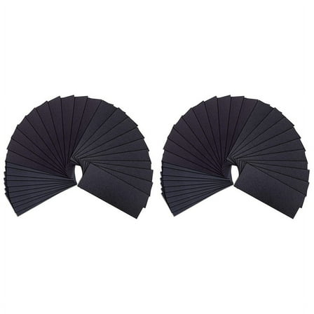 60 Pcs Wet and Dry Sandpaper 80 120 220 Grit Assorted Sanding Sheets, 9 x 3.6 Inches Abrasive Paper