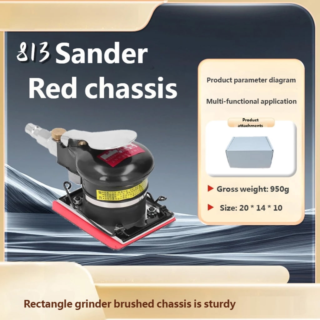 Pneumatic Orbital Sander Machine For Auto Body Repair And Furniture Refinishing