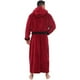 thumbnail image 3 of Bata de hombre con capucha de manga larga y tirantes de color block para el hogar, bata de baño de terciopelo, pijama, bata de dormir, blusa para hombre, 3 of 3