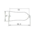 thumbnail image 3 of TISHITA Gold Bell Rod Cover with Screws for Bass Acoustic Guitar Accessory, 3 of 5