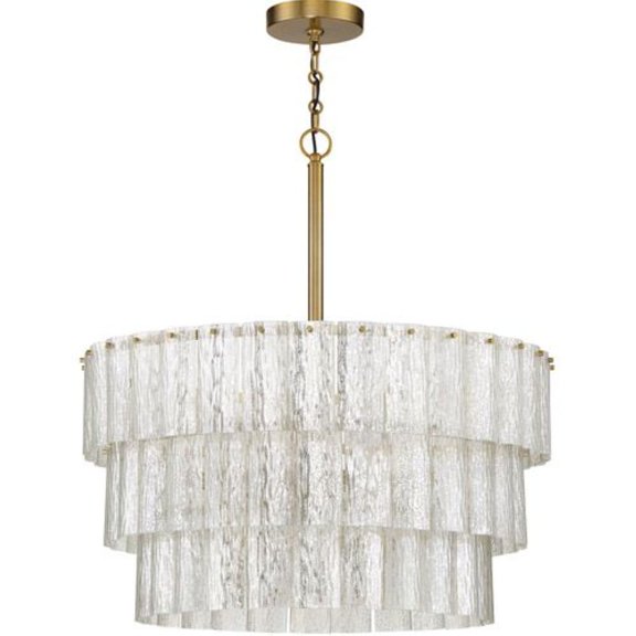 48696-SB Craftmade Lighting Museo - Nine Light 3-Tier Pendant     -Traditional Installation