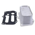 thumbnail image 6 of HUOEPU Oil Cooler with Gasket Compatible for Deutz Engine D2.9 TD2.9 TCD2.9 TCD3.6 TCD3.6L4 Engine Oil Cooler Replace 04124263, 6 of 17