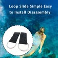 thumbnail image 2 of VONKY 2pcs Clasp Hook Waist Rings Solid Lightweight Anti-Corrosion Durable Loop Simple Disassembly Diving Snorkeling Free, 2 of 8