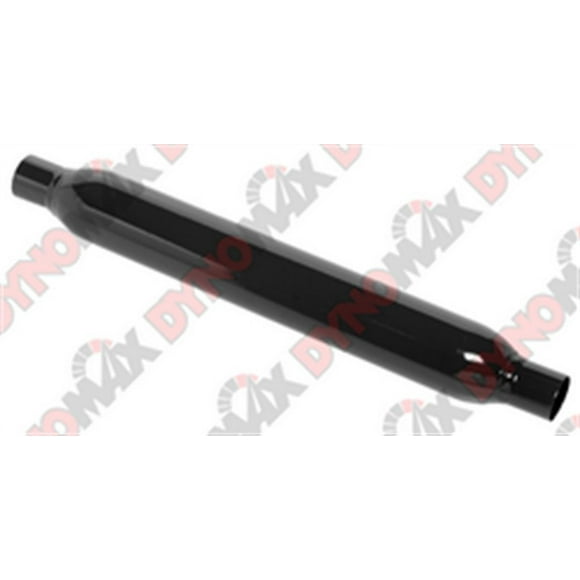 Dynomax Exhaust Muffler 24201 Thrush Glass Pack; Steel Case; Single 2-1/4 Inch Diameter Center Inlet; Single 2-1/4 Inch Diameter Center Outlet; 20 Inch Body/25 Inch Overall Length