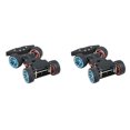 thumbnail image 1 of 2X 4 Ruedas DIY Servo Robot Car 4WD Chasis  Car para  Car Platform con Metal Servo Bearing Kit Gear Control, 1 of 1
