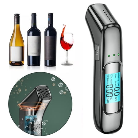 Breathalyzer,High-Accuracy Professional Alcohol Tester, Drink-Driving Tester Portable Blowing Alcohol Monitor, LCD Digital Display Alcohol Tester