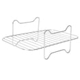 thumbnail image 3 of Lipstore Air Fryer Stand Metal Air Fryer Accessories for Vegetables Cookies Breakfast Rectangular Rack, 3 of 8