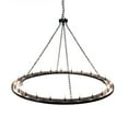 thumbnail image 3 of Meyda Tiffany 231316 Loxley 24 Light 72" Wide Taper Candle Ring Chandelier, 3 of 5