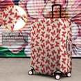 thumbnail image 4 of Red Butterfly Red Silhouette Pattern Luggage Cover Fashion Suitcase Cover Baggage Covers Fit 25-28 Inch Luggage (Go Travel), 4 of 5