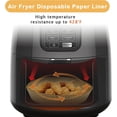 thumbnail image 7 of 200 Pcs Air Fryer Paper Liners,  Air Fryer Liner Disposable for Oven, Pans & Baking, Round, Parchment Paper, 7 of 7