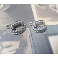 thumbnail image 2 of U8MO 10 Vampire Charms Antiqued Silver Fangs Halloween Pendants Gothic, 2 of 3