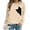 C514 Beige, variant on CONZONE Sweatshirt For Women Long Sleeve Crew Neck Pullover Sweatshirts For Women Cat Graphic Cozy Fall Winter Womens Hoodies