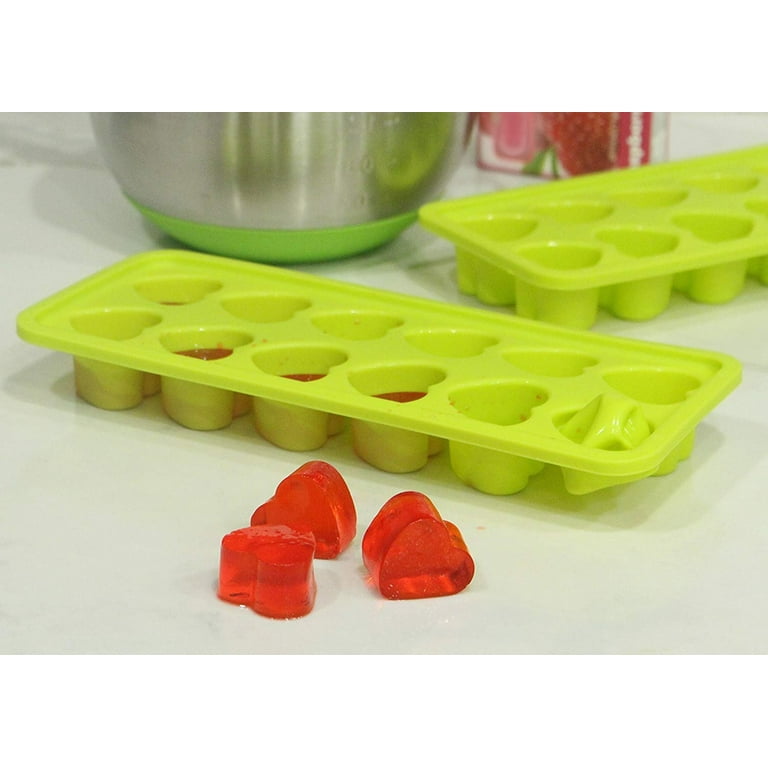 Silicone Mold - Silicone Gummy Candy Molds Ice Cube Trays, Set Of 2  Silicone