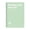 A5 Green, variant on VKLU B5 Large Spiral Notebook, 60 Sheets Yellow Ruled Notepad, Wirebound Flip Journal for College Lectures and Professional Work