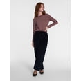 thumbnail image 3 of Scenario Women's Cotton Crewneck Tee with Long Sleeves, Sizes XS-XXXL, 3 of 6