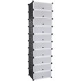 thumbnail image 4 of vidaXL 10 Compartments Shoe Organizer Storage Rack Display Stand Shelf 2 Colors, 4 of 10