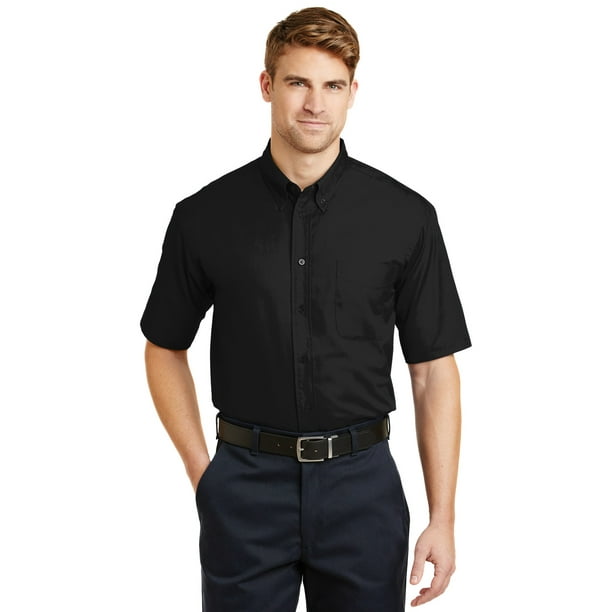 CornerStone® - Camisa de sarga SuperPro™ de manga corta. SP18 Piedra angular SP18
