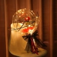 thumbnail image 3 of Wovilon Valentine'S Day Gift Rose Inflatable Bouquet Luminous Rose Proposal Bouquet, 3 of 6