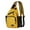 Yellow#2807, variant on Women's Canvas Crossbody Bag Adjustable Strap | Multi Pocket Chest Shoulder Purse | 7.8"x2.7"x12.9" Lightweight Organizer | Travel, Outdoor, Casual Use – Versatile & Spacious