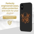 thumbnail image 2 of Case Yard Wooden Case for iPhone-XS-Max Soft TPU Silicone cover Slim Fit Shockproof Wood Protective Phone Cover for Girls Boys Men and Women Supports Wireless Charging Diver Skull Design, 2 of 7