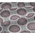 thumbnail image 4 of oneOone Cotton Jersey Maroon Fabric Circle Block Sewing Material Print Fabric By The Yard 58 Inch Wide, 4 of 4