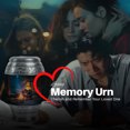 thumbnail image 6 of Yatskia Night Campfire Mini Memorial Keepsake Urns for Human Ashes Adult Mother and Father, Medium Cremation Burial Urn for Ashes Adult Male, (Monar 10 Inch and 3 Inch), 6 of 8