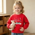 thumbnail image 5 of Gubotare Toddler Crewneck Sweatshirt Boys Crewneck Pullover Sweatshirts Kids Youth Casual Long Sleeve Shirts 3T 4T (Red,3-4 Years), 5 of 6