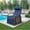 Navy Blue, variant on ATR ART to REAL Outdoor Wicker Recliner, Adjustable Rattan Reclining Chair with Cushion, Navy Blue