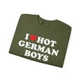 thumbnail image 3 of German Germany Wife Girlfriend Husband Sweatshirt Gift Crew Neck Shirt Long, 3 of 7